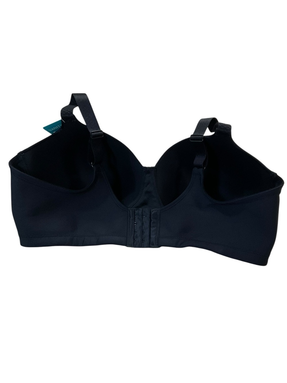 Vanity Fair Beauty Back Full Figure Wireless Bra 42D Black Smooth Back NWT - Picture 5 of 10
